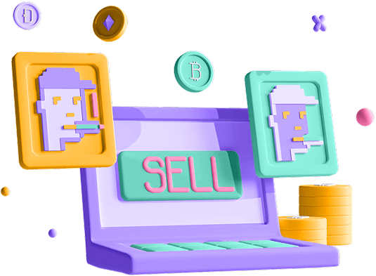 Choose a platform to sell your NFT
